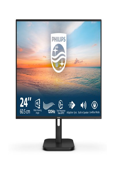 Philips MMD 24E1N1200A/00 24" IPS Monitor - Flat Screen - 60.5 cm - 24E1N1200A/00