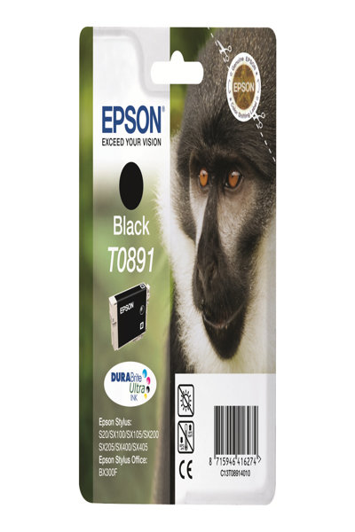 Encre noire d'origine Epson T0891 5,8 ml