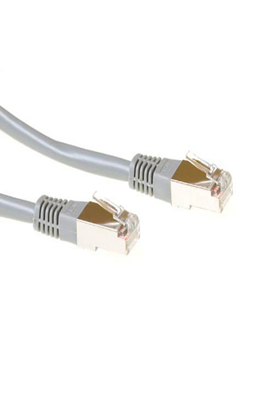 ACT Grey 0.5 meter F/UTP CAT5E patch cable with RJ45 connectors - 0.5 m - RJ-45 - RJ-45 - Grey