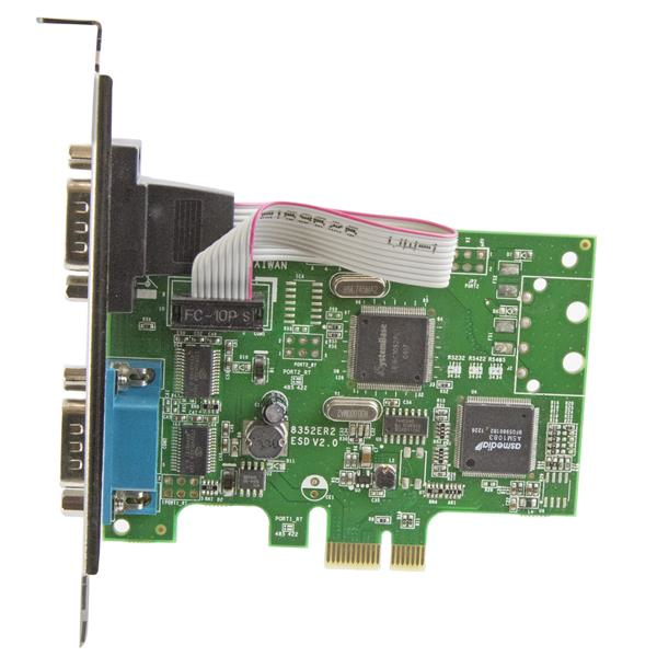 StarTech 2 Port PCIe Serial Card 16C1050 UART RS232 - PEX2S1050