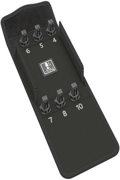 Boîte textile Wera 9403 8740 C HF 2, vide, noire, textile, Chine, 160 mm, 155 mm, 52 mm
