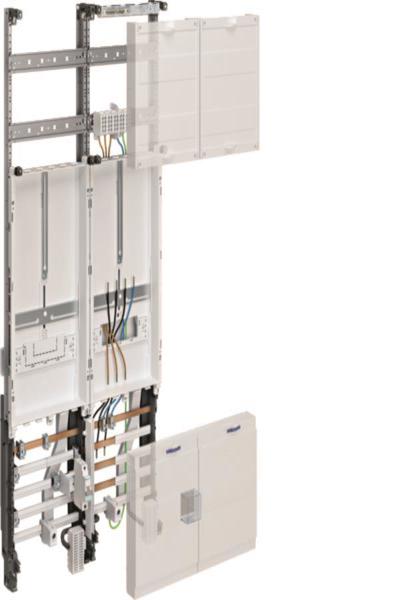 Tableau complet Hager universZZK31X1N1050mm 1ZP 2 voies version SG Thuringe