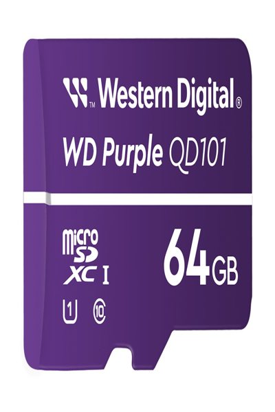 SanDisk WD Purple WDD064G1P0C-85AEL0 - Flash memory card - WDD064G1P0C-85AEL0