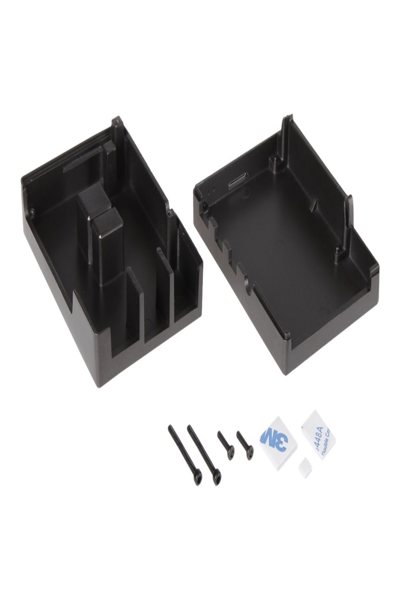 Raspberry Pi RB-AlucaseP4+08 - Housing - Raspberry Pi - Raspberry Pi - Black - Aluminium - 65 mm - RB-ALUCASEP4+08