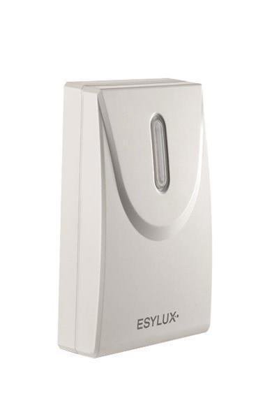 Esylux Aufputz-DÃ¤mmerungsschalter Defensor TS IR 1C IP55 WH