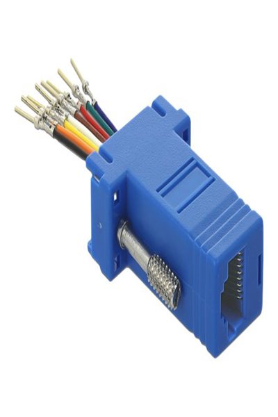 Delock Adapter Sub-D 9-polig hane till RJ45 hona monteringskit - 66167