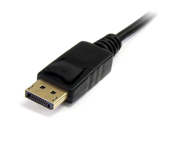 StarTech Mini DisplayPort 1.2 to DisplayPort adapter cable - mDP to DP 4k x 2k cable - M/M - DisplayPort cable - Mini DisplayPort (M) - DisplayPort (M) - 1.0m - locked - black (MDP2DPMM1M) - MDP2DPMM1M