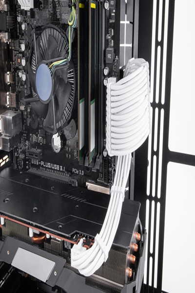 Delock PSU Extension Cable Set 5-piece Sleeved - 84542