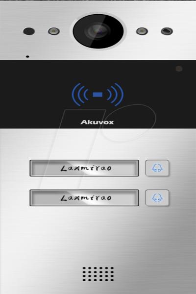 Akuvox Video-TFE R20BX2 Kit On-Wall two buttons card reader