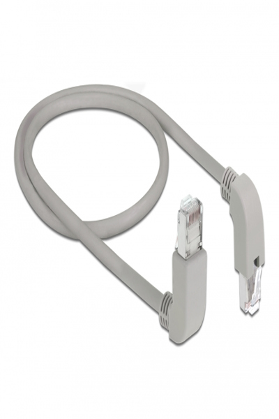 Câble patch Delock - RJ-45 (M) coudé vers le haut vers RJ-45 (M) coudé vers le bas