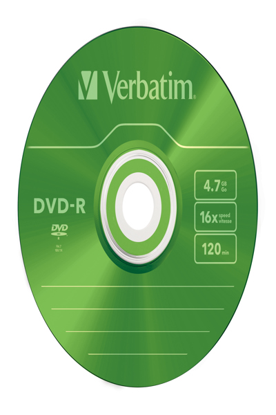 Verbatim Colours - 5 x DVD-R - 4.7 GB 16x - 43557