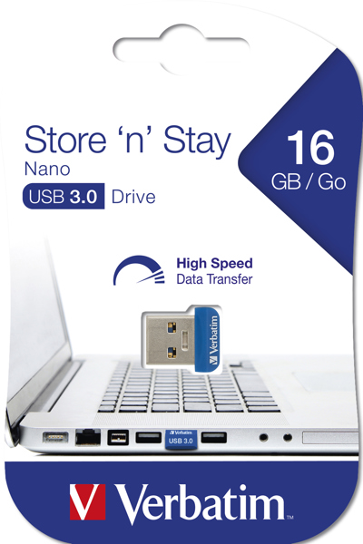 Verbatim Store 'n' Stay NANO - USB-minne - 98709