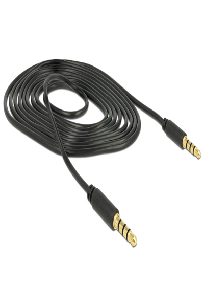 Câble de casque Delock - mini-jack mâle 4 pôles vers mini-jack mâle 4 pôles