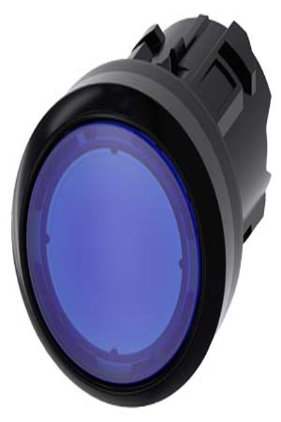 Siemens 3SU10010AB500AA0 Push Button Black Blue