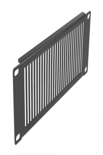 Delock Rack panel - black - 2U - 66669