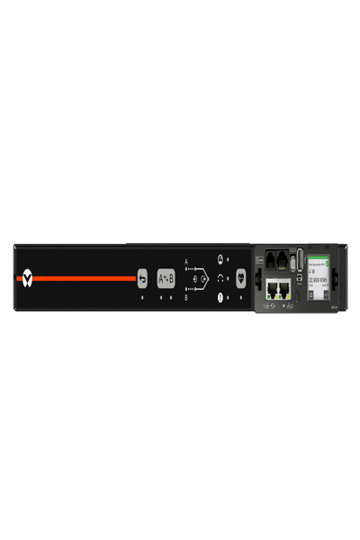 Vertiv AUU3E1R5-06CF17-2C20C20A900-D, Övervakad, 1U, Enfas, Horisontell, Svart, 6 AC-uttag - VA7U21A0