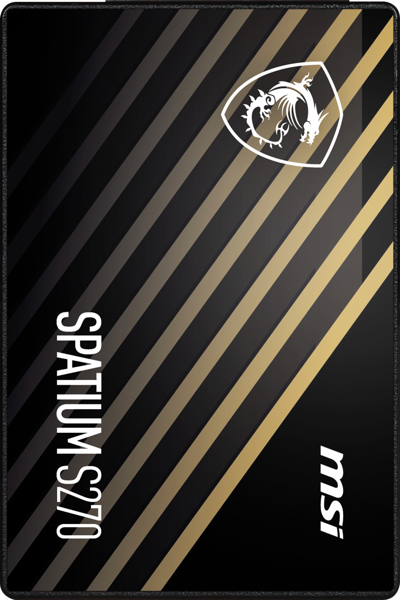 MSI SPATIUM S270 SATA 2,5 480 GB, 480 GB, 2,5", 6 Gbit/s - SPATIUM S270 SATA 2.5 480GB