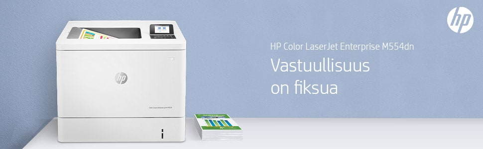 HP Color LaserJet Enterprise M554dn Printer - 7ZU81A