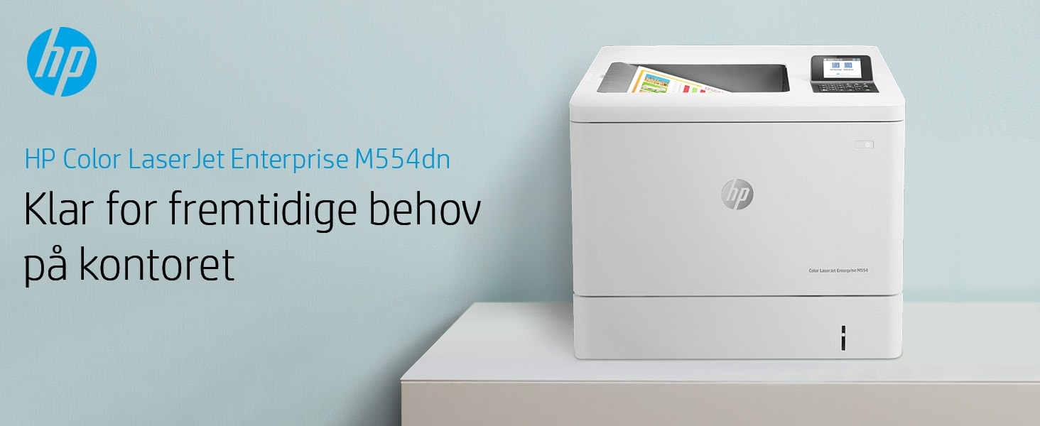 HP Color LaserJet Enterprise M554dn Printer - 7ZU81A