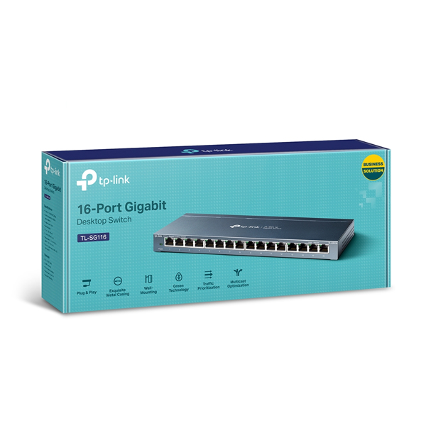 TP-LINK TL-SG116 Gigabit-bordsswitch - TL-SG116