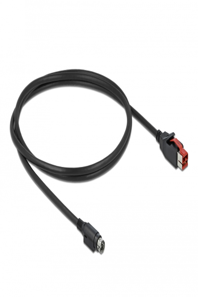 Delock PoweredUSB-kabel - USB PlusPower (24 V) (M) till Power mini-DIN (M) - 85946