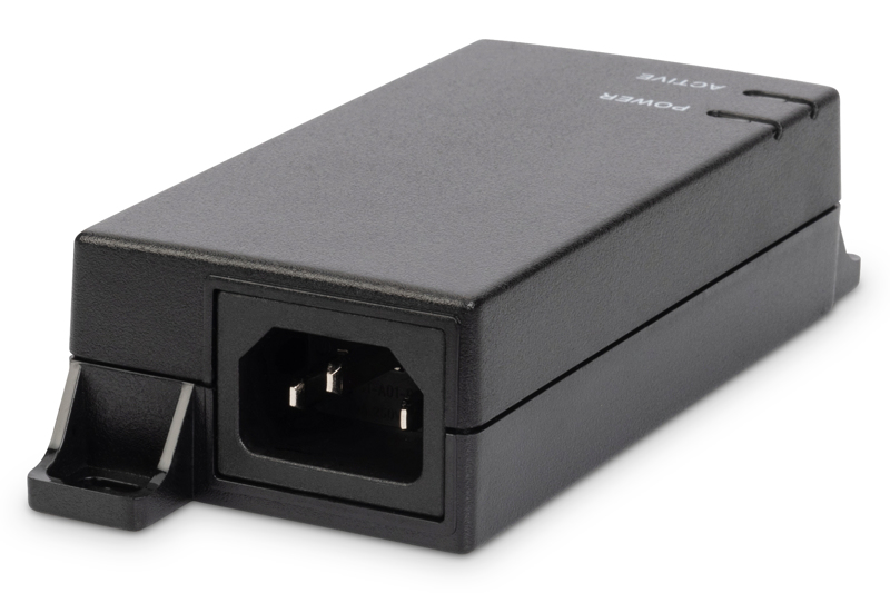 DIGITUS Gigabit PoE Injector 802.3af 48V 15.4W - DN-95102-1
