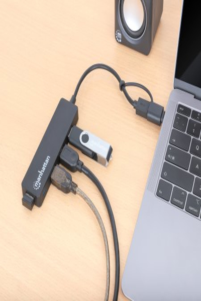 Manhattan Combo USB-A USB-C Hub