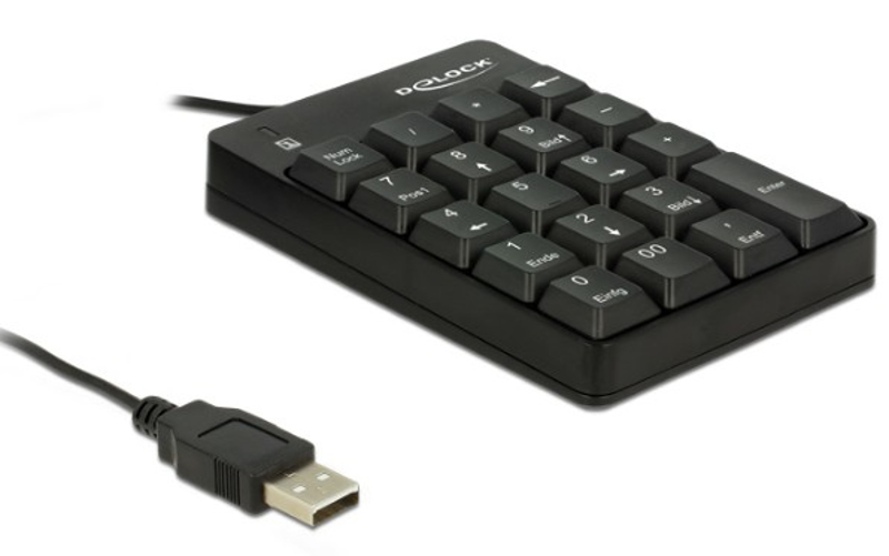 Delock 12481 Numeric Keyboard USB Universal - 12481