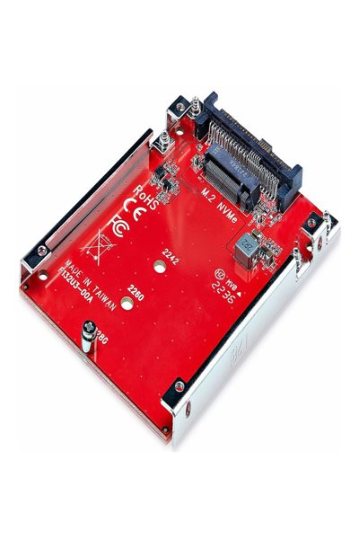 StarTech.com M.2 to U.3 Adapter, For M.2 NVMe SSDs, PCIe M.2 Drive to 2.5inch U.3 (SFF-TA-1001) Host Adapter/Converter, TAA Compliant - 1M25-U3-M2-ADAPTER
