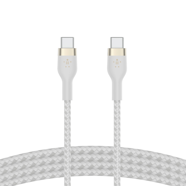 Belkin BOOST CHARGE USB-C to 2.0 Braided Silicon - CAB011BT2MWH