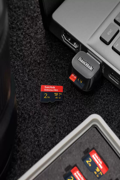 SanDisk Extreme Pro - Flashminneskort (SD-adapter ingår) - SDSQXCD-2T00-GN6MA