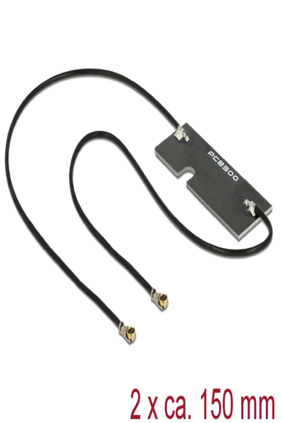 Delock WLAN Dubbelantenn - Antenn - 89569