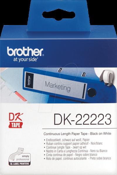 Brother DK-22223 - Papper - svart på vitt - DK22223