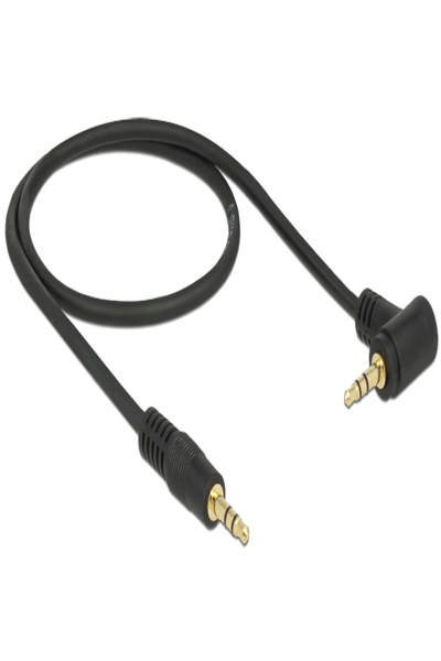 Delock Ljudkabel - mini-telefon stereo 3,5 mm hane till mini-telefon stereo 3,5 mm hane - 83752
