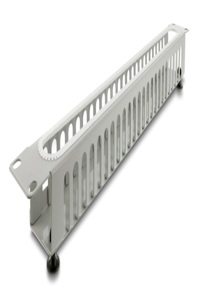 Delock 19" 1U Cable Management Panel with Opening Edge Protection - 67278