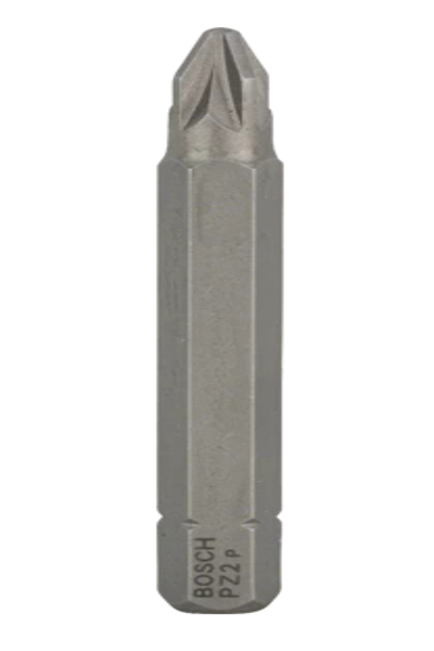 Bosch Extra Hard Screwdriver Bits - 3 pc(s) - Pozidriv - PZ 2 - Steel - 51 mm - Hexagonal