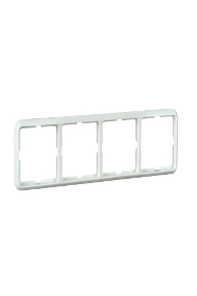 Schneider 204404, Blanc, Duroplast, Sans vis, Schneider, IP20, 80 mm