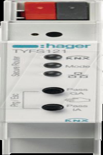 Routeur KNX/IP sécurisé Hager TYFS121