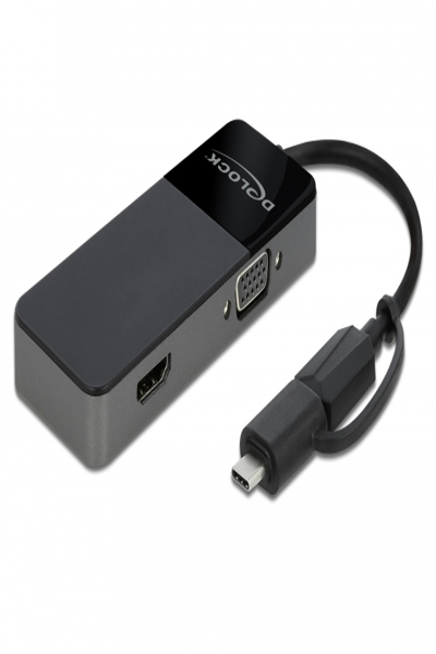 Delock adapter USB 3.0 to 4K HDMI + VGA - 64085