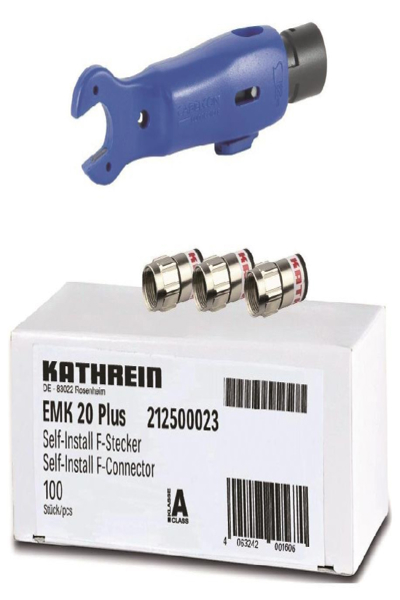 Kit de connecteurs KATHREIN ZAH 15 Plus, installation automatique