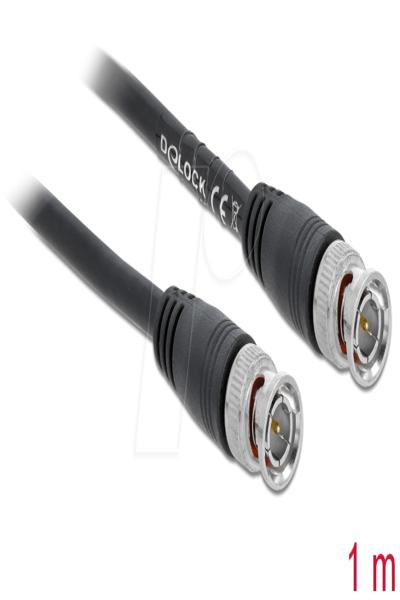 Delock Videokabel - BNC-hane till BNC-hane - 80081
