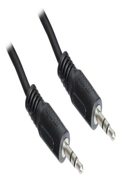 Câble audio en ligne 3,5 mm stéréo mâle/mâle 5 m