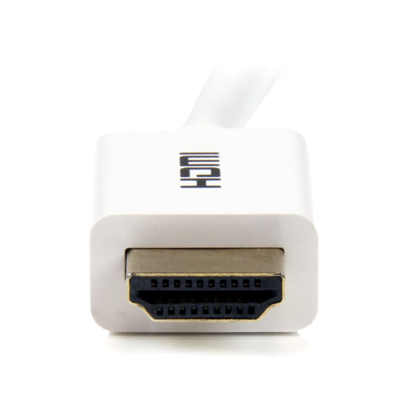 StarTech CL3 In-wall High Speed ​​HDMI Cable - video / audio cable - HDMI - 30/32 AWG - HDMI, 19-pin (M) - HDMI, 19-pin (M) - 5.0m - double insulation - white (HD3MM5MW) - HD3MM5MW