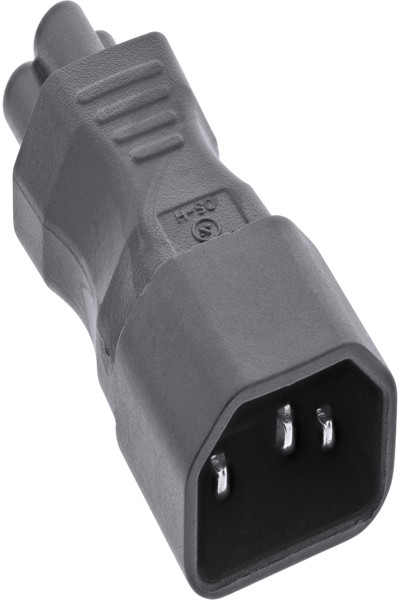 Adaptateur d'alimentation InLine IEC 60320 C14 / C5 - 3 broches - Appareil IEC / ordinateur portable