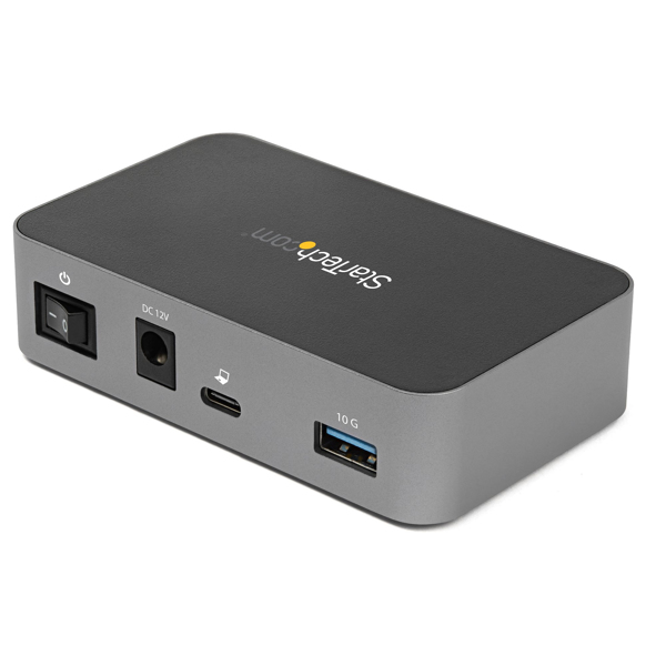 StarTech HB31C3A1CS 4-port USB-C hub (10 Gbit/s, 3x USB-A and 1x USB-C, 1m host cable, powered, with power supply) - Hub - 1 x USB-C + 3 x USB 3.1 - Desktop - AC 110/240 V - HB31C3A1CS