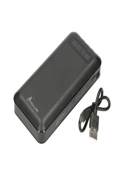 Batterie externe Extralink EPB-084 20 000 mAh, noire