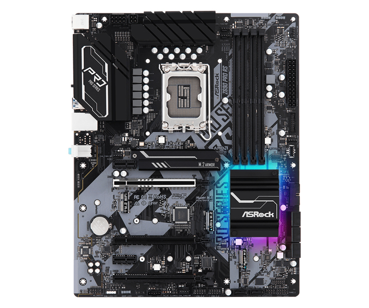 ASRock Z690 Pro RS ATX LGA1700 Z690 Motherboard - 90-MXBGY0-A0UAYZ