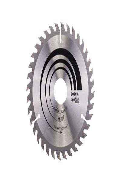 Bosch Optiline Wood Circular Saw Blades - Wood - 16.5 cm - 3 cm - 1.6 mm - 2.6 mm - 15Ã‚Â°