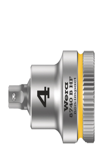 Wera 05003031001, Douille, 3/8", métrique, 1 tête(s), 4 mm, acier au chrome-vanadium