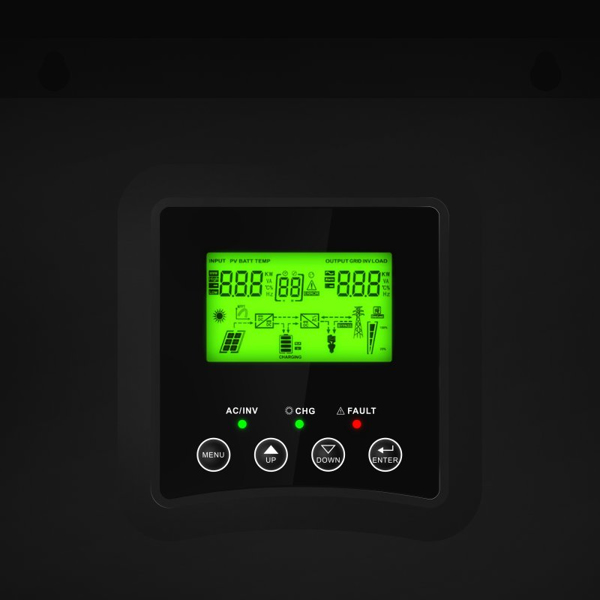 Solar Inverter & MPPT Charger - 230VAC - 3000VA/3000W Pure Sine - INVSOL02